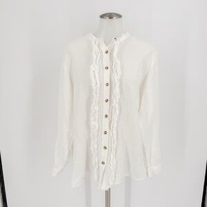 Pilcro White Button Down Shirt